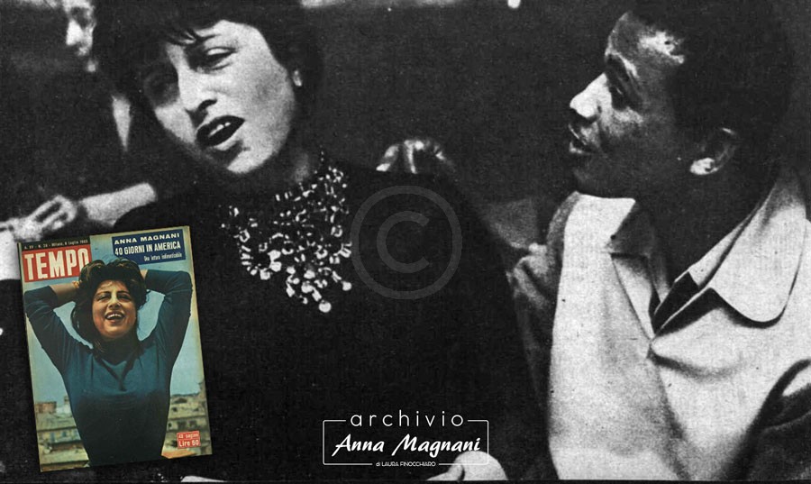 Anna Magnani in America Sugar Ray Robinson